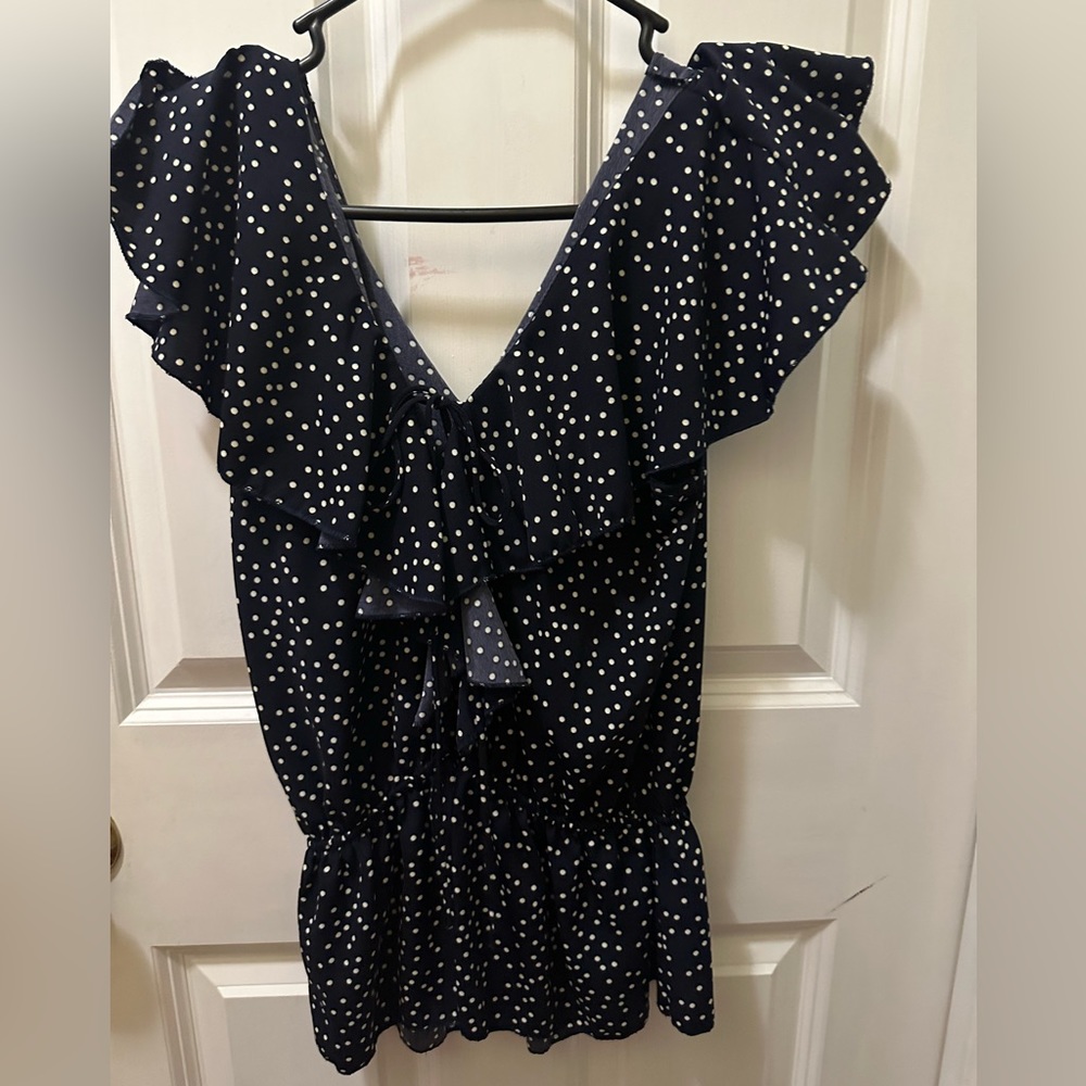 Cute Poka dots shirt.